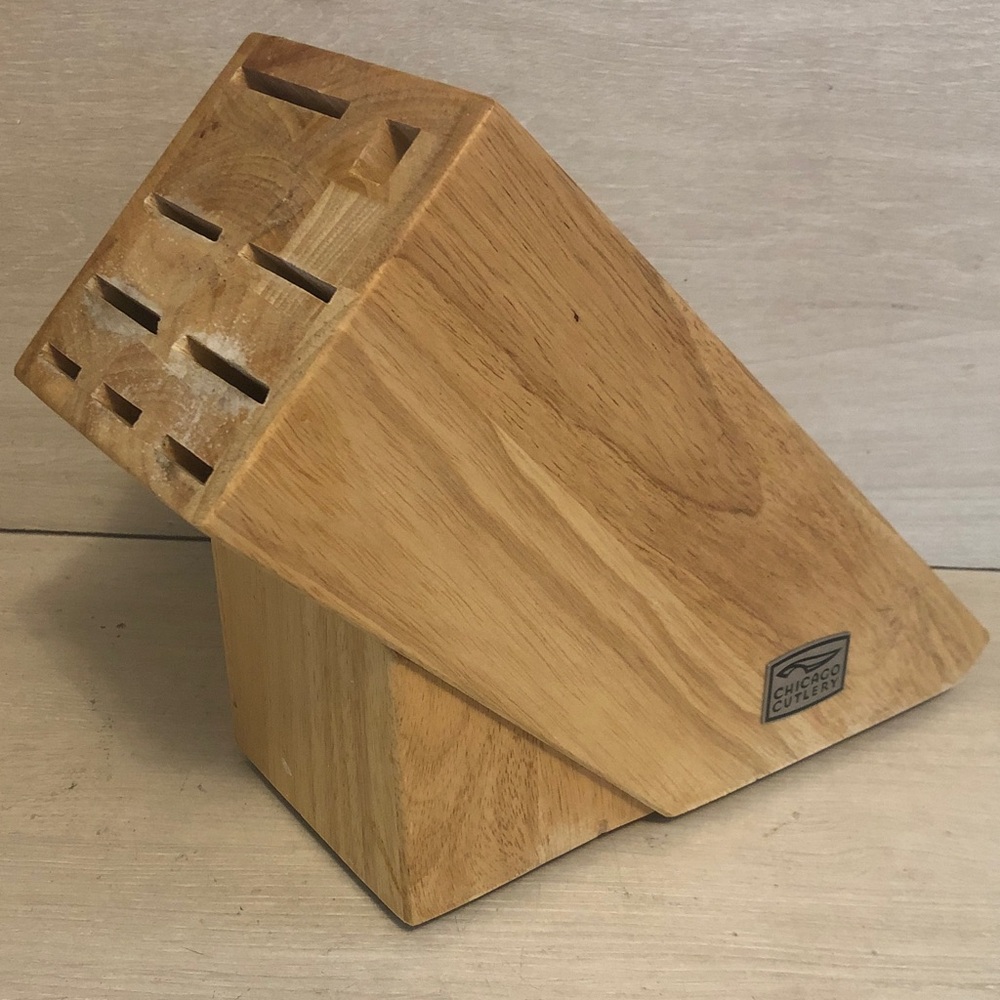 Chicago Cutlery 9 Slot Wooden Knife Block